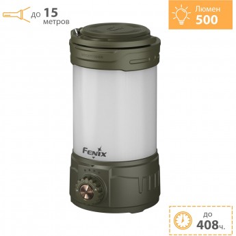 Фонарь кемпинговый FENIX CL26R PRO Olive + Подарок Фонарь кемпинговый FENIX CL26R PRO Olive + Подарок